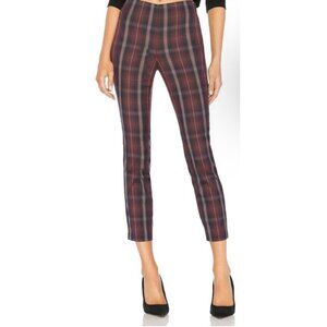 Rag & Bone Simone Plaid Women’s High Rise Side Zip Pants Size 8